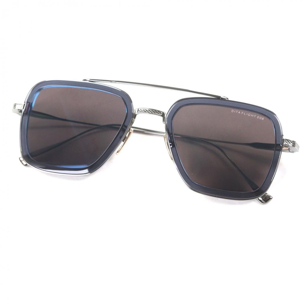 Excellent DITA sunglasses FLIGHT006 Two Bridges Clear blue mens Used