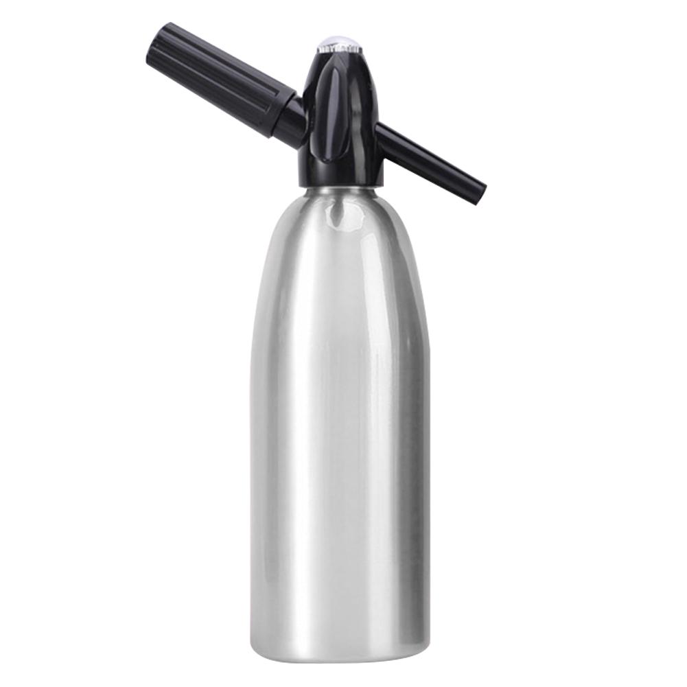 Soda Siphon Bottle Multifunction Soda Water Generator Aluminum Water Bubble Generator Carbonated Water Maker for Home Bar Club