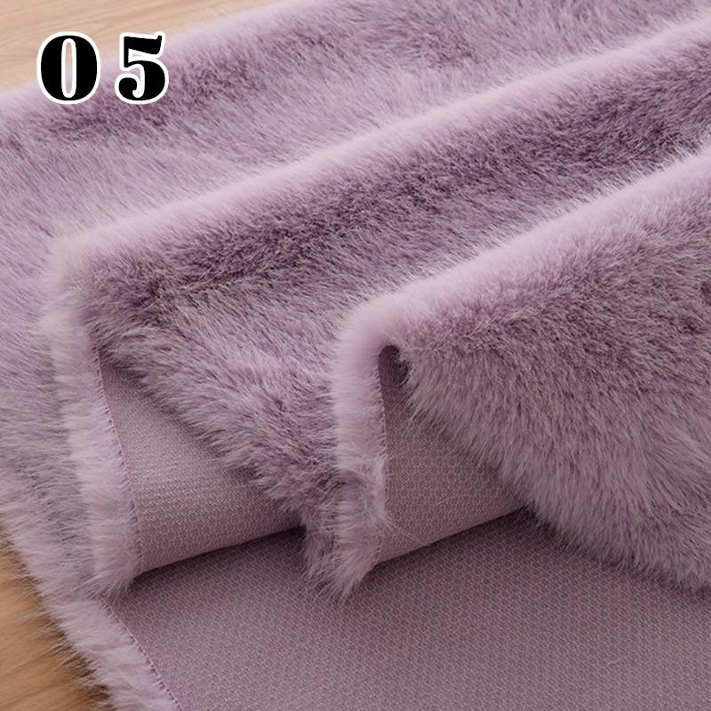 50*180cm Thicken High-end Simulation Fox Fur Fabric Fluffy Artificial Fur Fabric Diy Fur Clothing Fursuit Fur Collar Vest Scarf