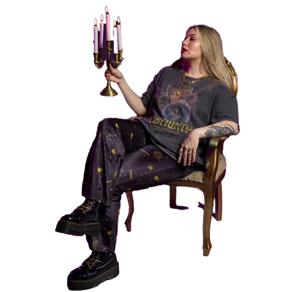 Labyrinth Unisex Adult Jareth The Goblin King Crystal Ball T-Shirt