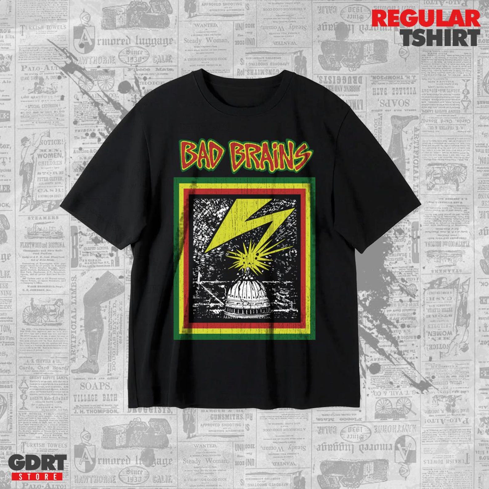 Bad Brains (1982) Albums - Unisex Heavy Shirt M