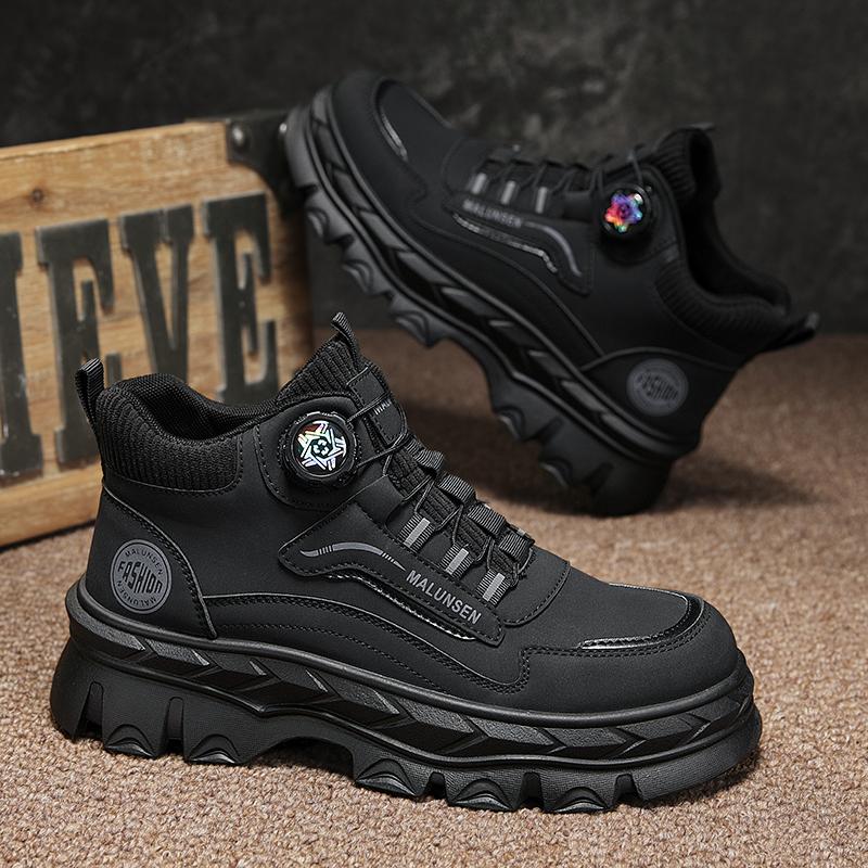 Nové pánské tenisky Prodyšné sportovní robustní běžecké boty Módní pouliční styl Chůze Tenisky Boty pro muže Trend Basketbal