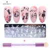 Good Quality Nail Nails Ornaments Print Template Exquisite Pattern Lightweight Detachable