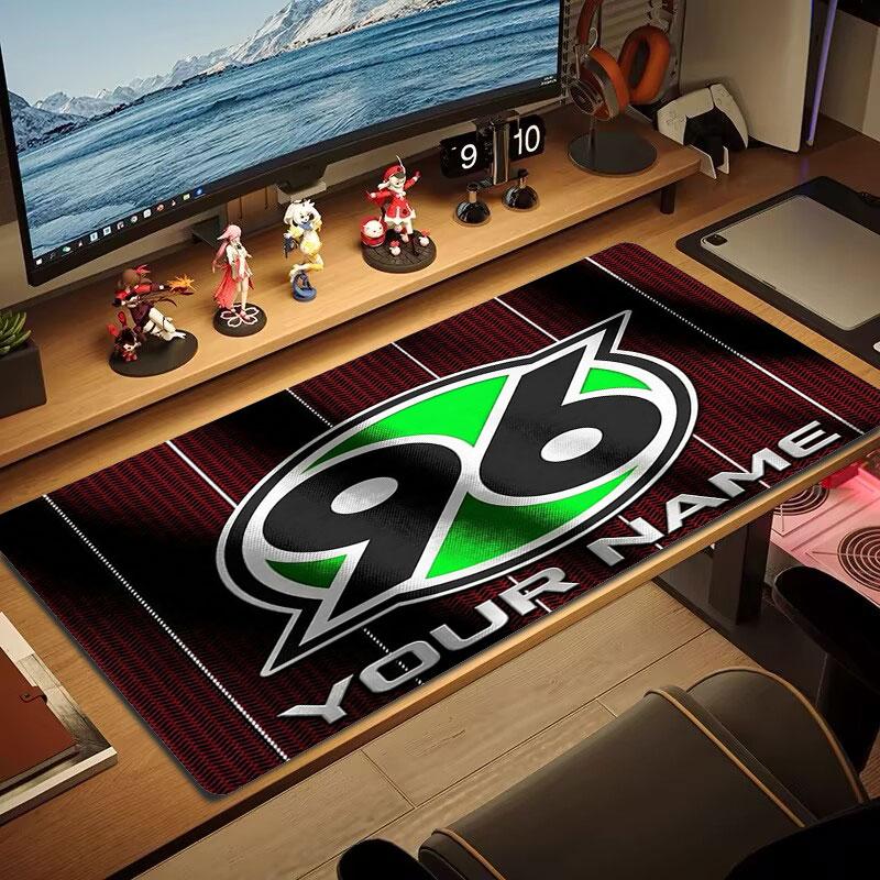 Hannover 96 Custom Name Large Size Mouse Pad Large Gaming Table Cushion Non-slip Laptop Tablet Big Mousepad XXL Mat Mini PC Playmat With Lock edge