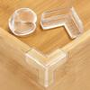 4Pcs Silicone Corner Protectors Self-Adhesive Furniture Corner Guards for Children Baby Table Corner Edge Protection Cover