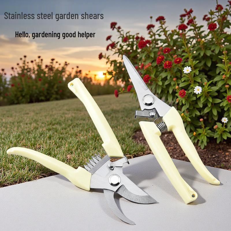 Non-Slip Stainless Steel Multifunctional Garden Pruning Scissors