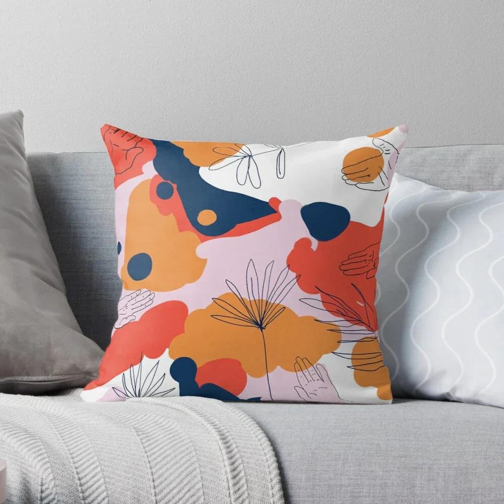 Simple Pattern  Pillow Case Cushion Covers Autumn X Nordic  X  Modern Living Room Sofa House Bed Plush