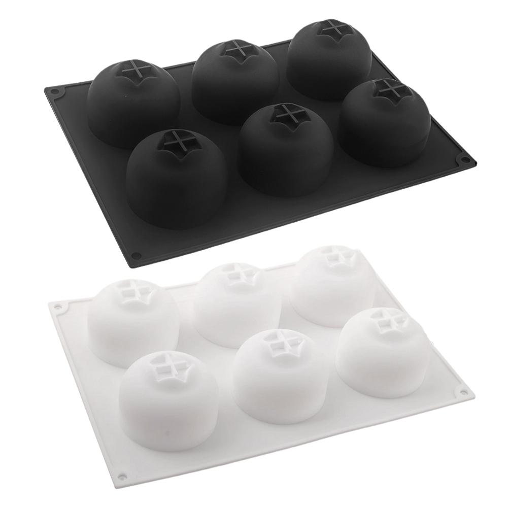 Blueberry Mousse Silicone Mold 6-Cavity 3D Fruit Shape Baking Pan For Chocolate Brownie Dessert Cake Decorating Tool
