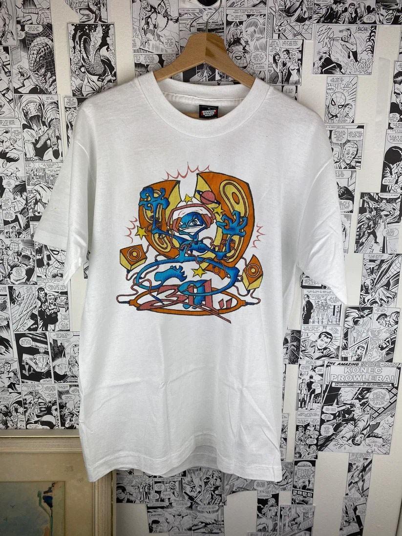 Vtg 311 band Alien DJ unisex white t-shirt QT7065 XXXXL