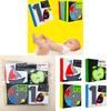 Baby Black And White Sensory Cloth Book With Tactile Pages For Early Learning