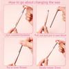 DIY Craft 5D Diamond Painting Pen Multifunctional Rotary Mechanism Refillable Wax Pen Ergonomic Grip Refillable Wax