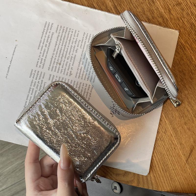 Card bag female leather large capacity multi-card driving ID cover anti-degaussing change bag integrated exquisite high-end compact