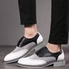 Fashion Men Oxfords Shoes outdoor fashion Brown Men Dress Leather Shoes Men Wear-resistant Male Social Dress Shoe Chaussure Hommes