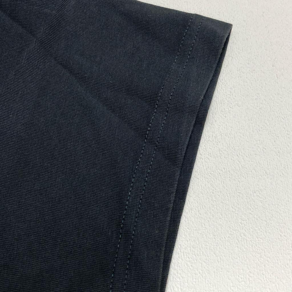 Moncler Black 2011 Running Logo Short Sleeve T-Shirt Tops L blackUsed