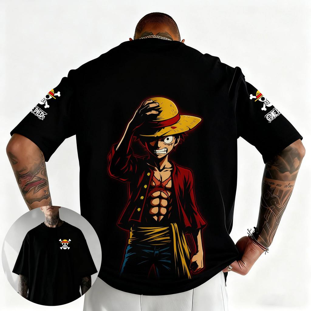 One Piece Japanese Anime Printed Unisexs TShirt Roronoa Zoro Boy Childrens Harajuku Short Sleeve Kids Luffy Tshirt Clothing