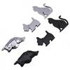 Waterproof Car Decal 3D Pet Metal Emblems Sticker for Side  & Rear Trunk Enhancement Automotive Accessories