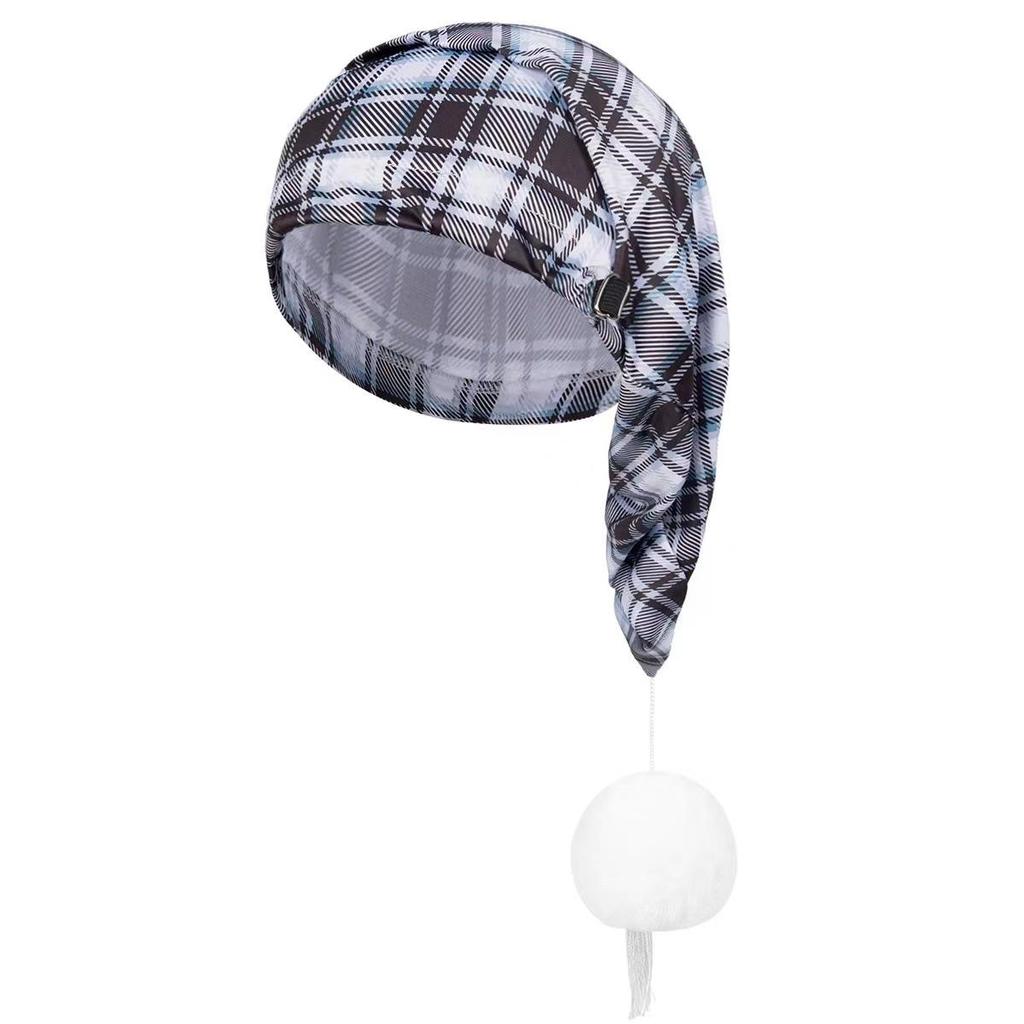 Plaid Retro Christmas Celebration Hat - European & American Style