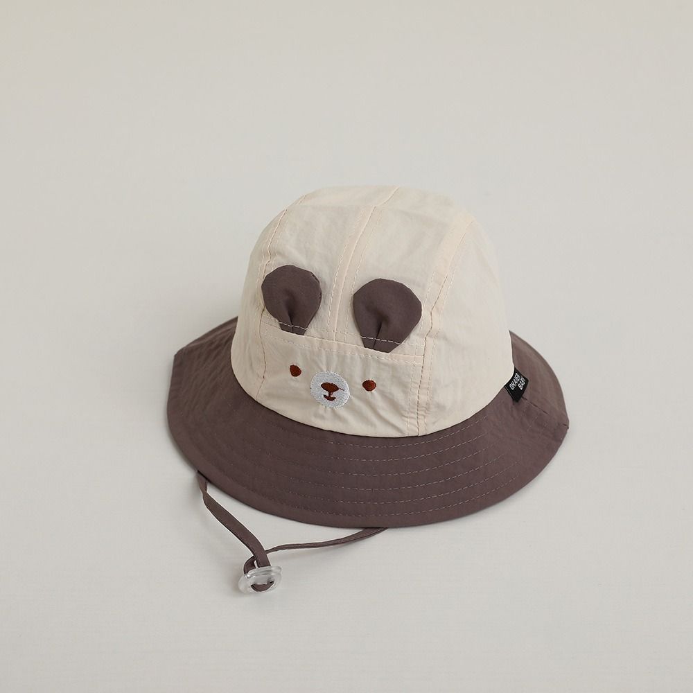 Cartoon Animal Boys Girls Sunhat Quick Dry Fisherman Caps Fashion Baby Bucket Cap  Kids