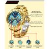 Luxury Man Watch Quartz Waterproof Luminous Date Chronograph Stainless Steel Men Wristwatch Military Sports Men's Watches