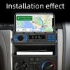 Universal 1 Din Car Radio FM Bluetooth MP3 Player With Voice Assistant Type-C Charging Phone Bracket Support U Disk Card Music Player