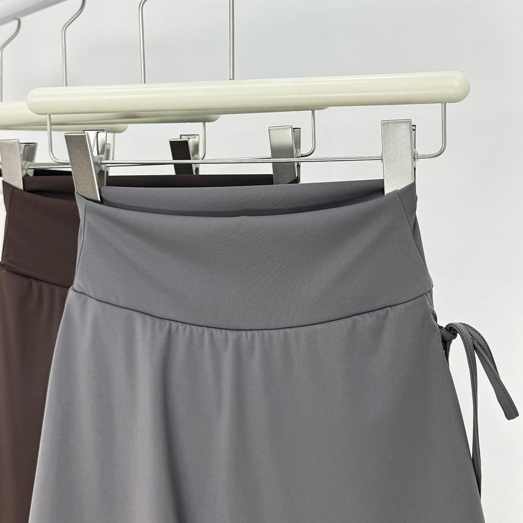 Chegada Nova de Outono para Mulheres: Calça de Yoga Duas Peças Merade com Esquema de Cores, Modeladora e Anti-Exposição Micro-Flare Roupa Esportiva.
