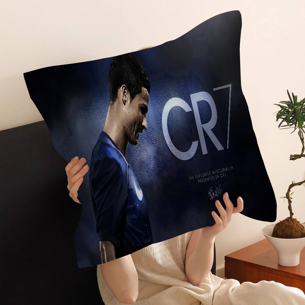 Football Star Number Personalized Pillow Cover Kids Bedroom Wild Party Decor Pillowcase kid Birthday shower Gift