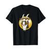 Grinning Goat Logo T Shirt Vintage Homme Designer Clothes Graphic Top For Everyday Wear Streetwear Fashion Comfortable