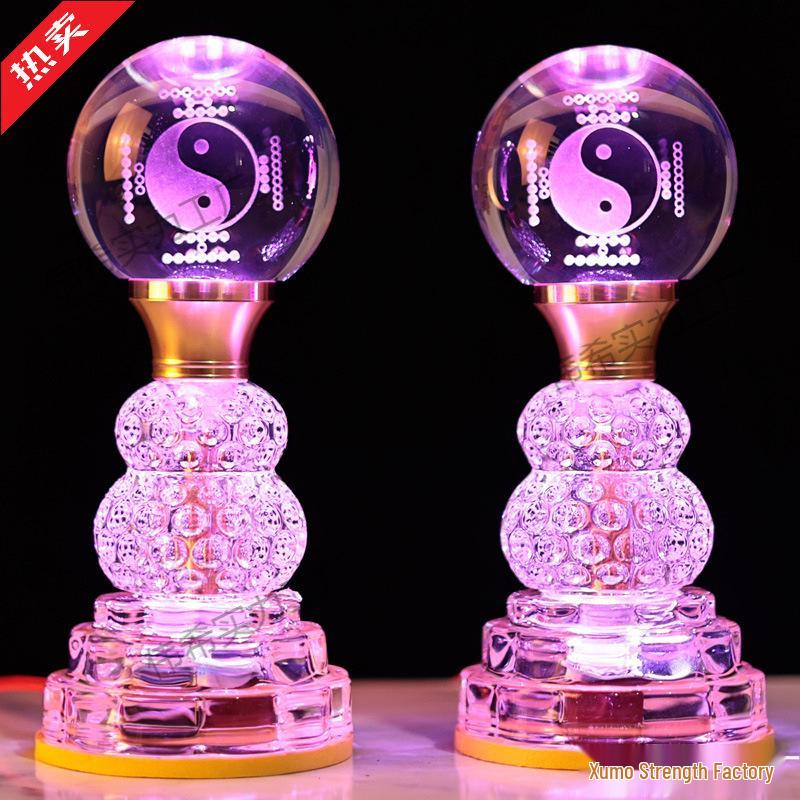 Seven-Color Eternal Buddhist Lotus Offering Lamp