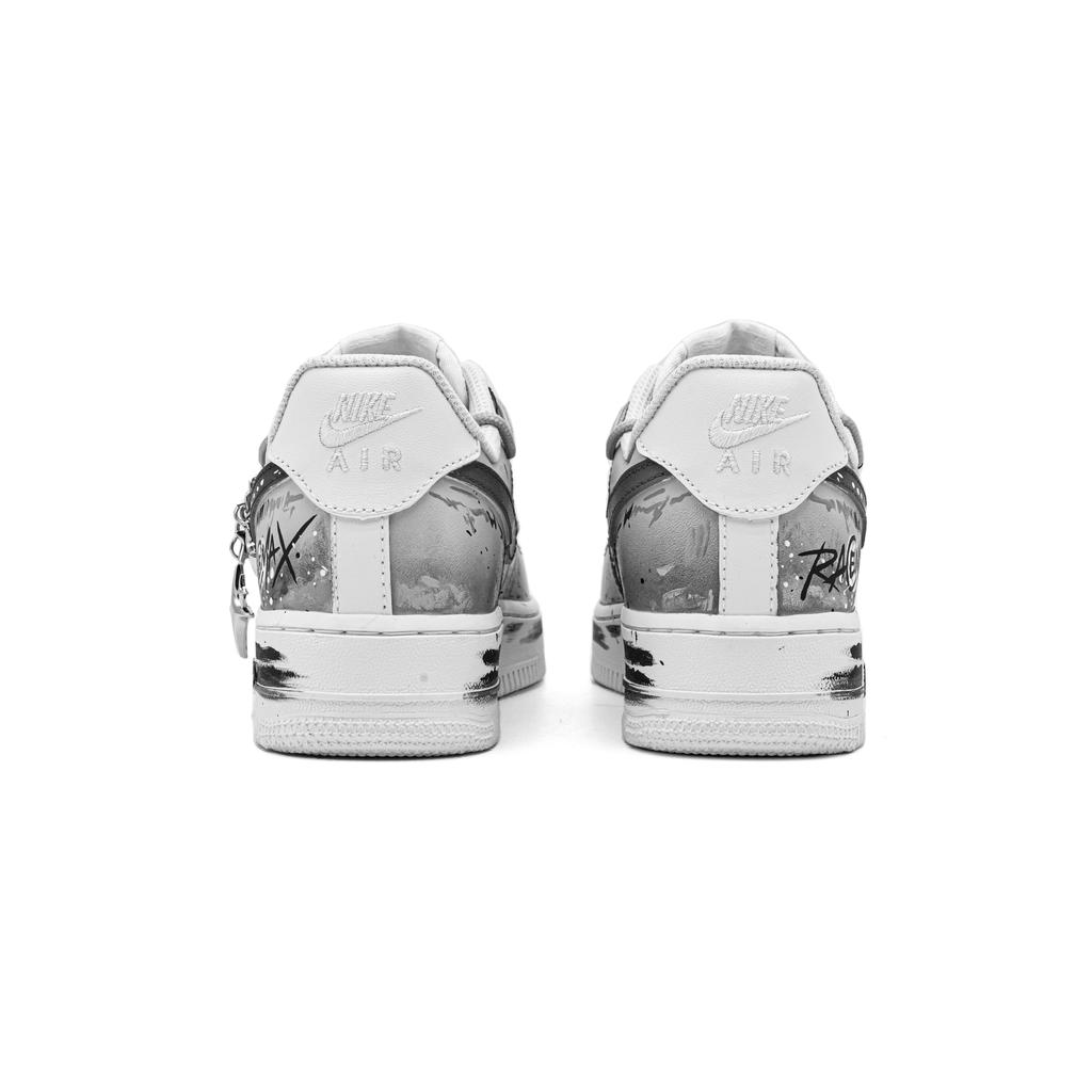 Nike Air Force 1 Distressed Dream Cow Leather Abrasion Resistant Low top Skateboard Shoes Unisex Black White CW2288-111(Team997-)