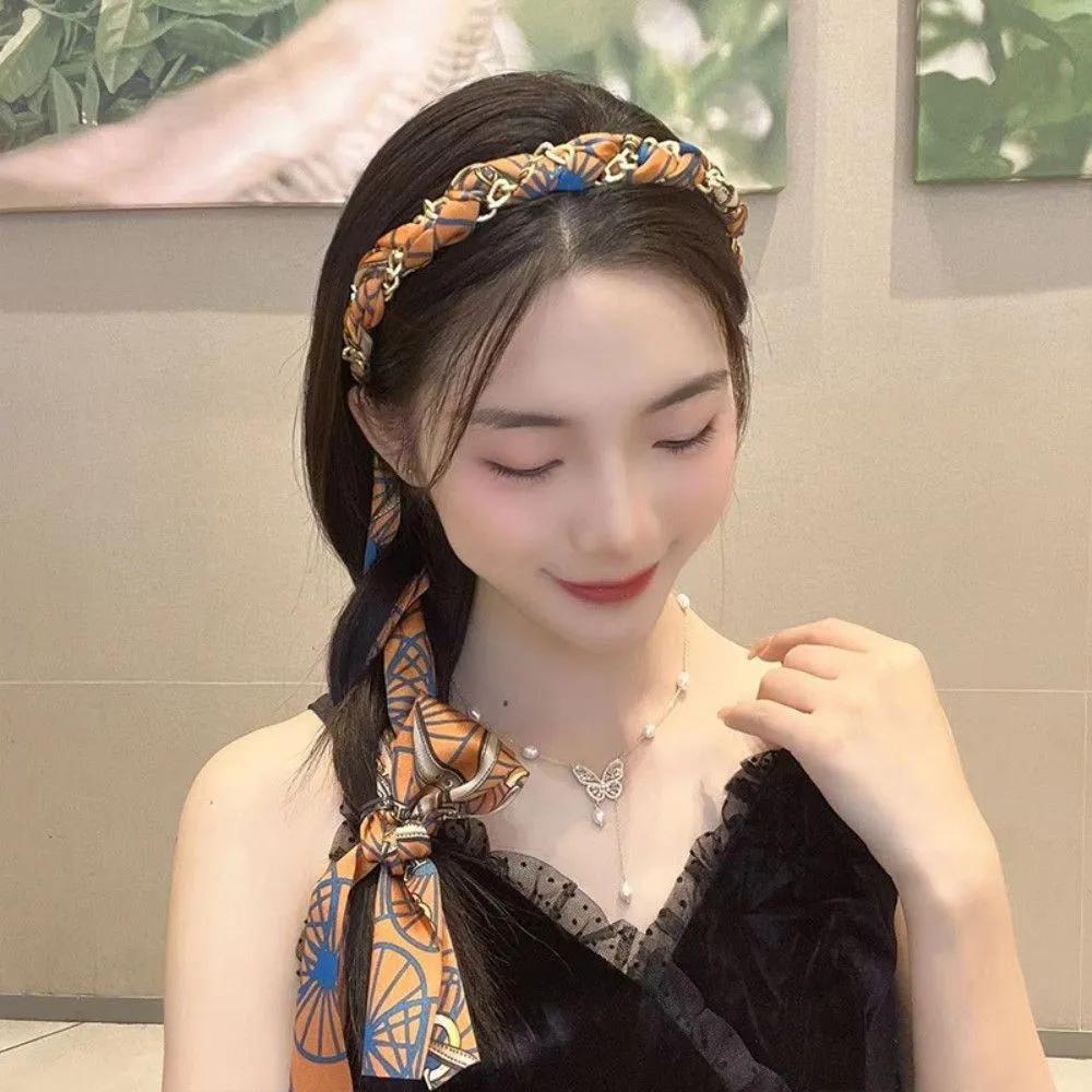 Braided Hair, Headband, Headband, Scarf