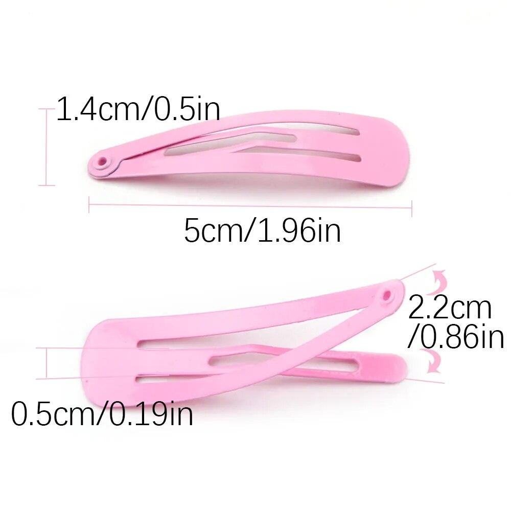 40 Pezzi Mollette per Capelli da Bambina Colore Caramella Molletta Gocciolante Barretta da Principessa Fermagli Coreani Copricapo Accessori per Capelli per Bambine