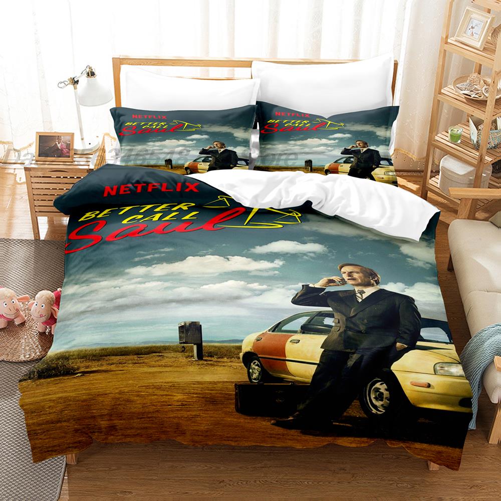 Comforter Butter Call Saul Bedding Set Single Twin Full Queen King Size Bed Set Aldult Kid Bedroom Duvet Sets 3D Bed
