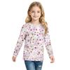Kids' Fashion Printed Long Sleeve Round Neck T-Shirt