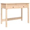 VidaXL Bureau avec tiroirs 100x50x78 cm Bois massif de pin 824643