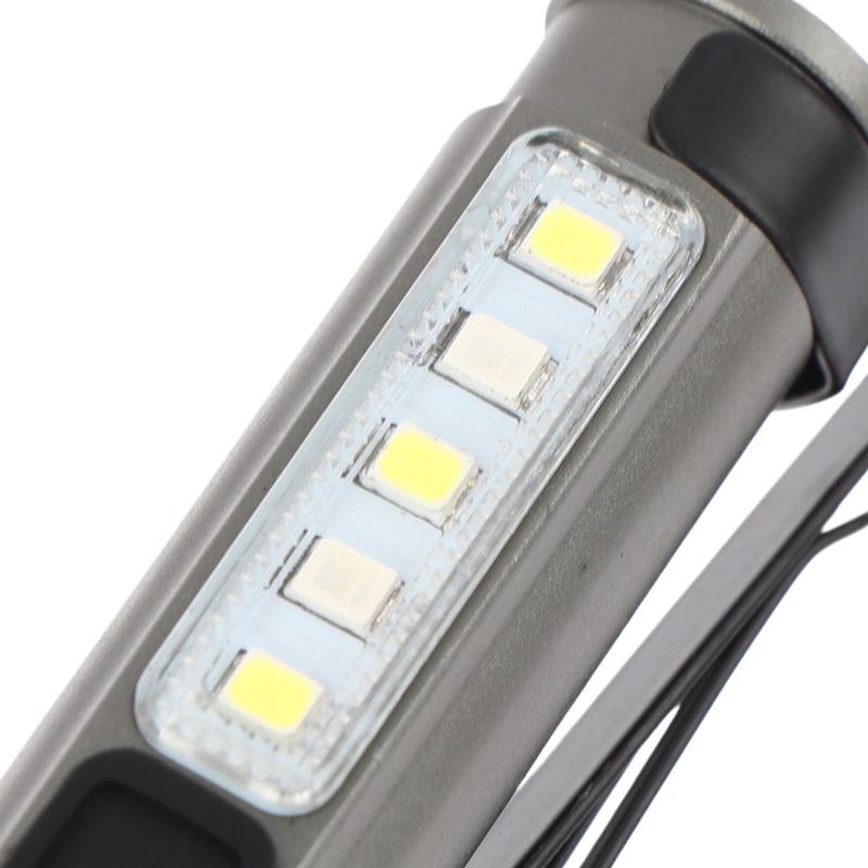 Rechargeable Medical Handy Pen Light Dual Light Source Led Flashlight Mini Pocket Doctor Oral Examination Penlight Clip Lamp