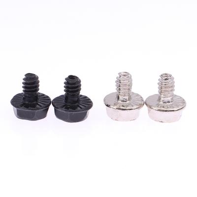 100Pcs Toothed Hex Computer Pc Case Hard Drive Motherboard Mounting Screws For Motherboard Pc Case Cd-Rom Hard Disk