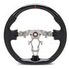 Hydro Dip Carbon Fiber Style Steering Wheel Perforated Leather With Red Stitching Repalcement for 370Z 2009 2020