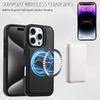 Carbon Fiber Magnetic Phone Case with Detachable Card Holder for iPhone 16 Pro Max (MagSafe Compatible)