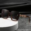 Light luxury polarized sunglasses women's high sense large frame versatile sunglasses Internet celebrity live glasses tide