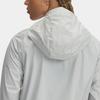 Under Armour Launch Ss25 Outdoor Woven Raglan Hooded Long Sleeve Jacket Women Jacket Gray 1381881-377