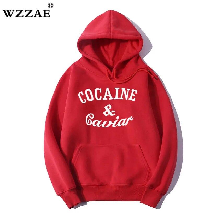 

HOT 2023 New Cocaine Caviar 100% Cotton Hoodies Unisex Hip Hop Hoodies Sweatshirts Fashion New Design Unisex s Casual Brand Clothing