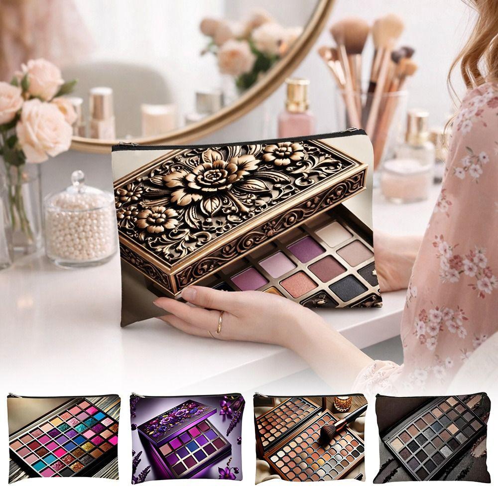 Durable Bohemian Makeup Bag Large Capacity Storage Cosmetic Pouch Soft Portable Storage Bag Women