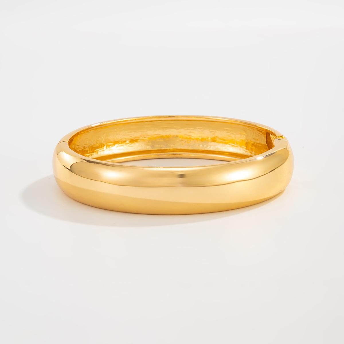 Модный складной пружинный браслет из металла, Текстурированный браслет-обнимашка в форме капли воды, Глянцевый браслет