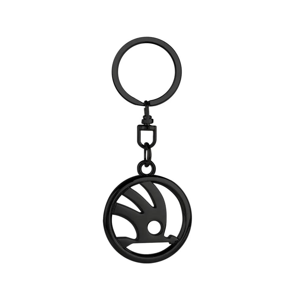 

Car Sticker 2025 Hot 3D Metal Hollow Car Styling Key Chain Keychain Ring For Skoda Octavia Fabia Rapid Superb Yeti Enyaq Kodiaq чёрный