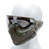 Mască Tactica Pilotă Airsoft Versiune Plasă de Oțel Mască Față Completă cu 3 Ochelari Anti-Aburire pentru Cască FAST Tir CS Wargame