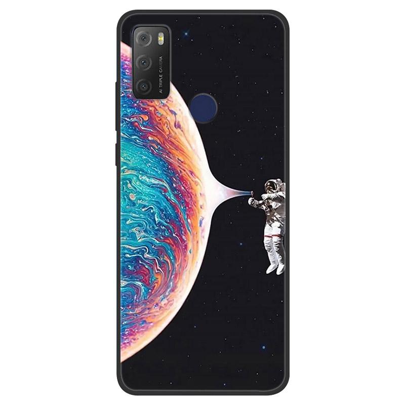 For TCL 20Y 6156D Case Shockproof Soft TPU Silicone Phone Cover For TCL 20Y 20 Y E 6125F Fundas For TCL20Y TCL20E Shell Coque
