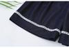 Plus Size Women's High Waist Lace Tencel Denim Capris Shorts - Slimming Wide Leg 