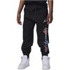 Kids' Knitted Sweatpants SNEAKER SCHOOL PATCH Black HF2139-010