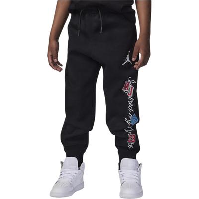 Kinder Gestrickte Jogginghose SNEAKER SCHOOL PATCH Schwarz HF2139-010