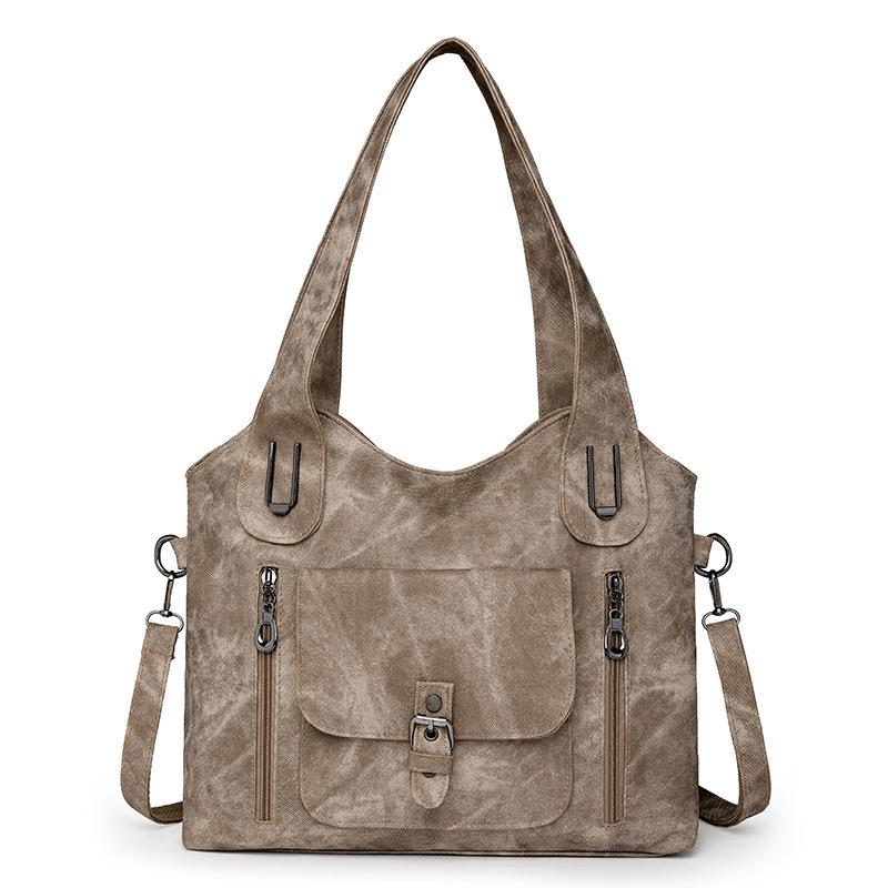 Women's Large Capacity Retro Shoulder Messenger Handbag